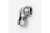Kompressionsfittings - IMI Hydronic Vinkel kompression ta 90° 15 mm x 1/2 muffe - 53635315