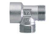 Kompressionsfittings - TA Tee kompression ta 1/2" muffe/nippel/nippel - 53362501