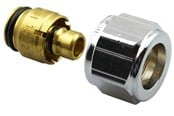 Komprimeringsbeslag - Vsh Fabrieken Vsh koblingssæt kompression til pex va 15 mm - 6340444