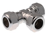 Kompressionsfittings - Vsh Fabrieken Vsh kompression tee krom 12 mm - 0896819