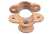 Rørophæng og rørkoblinger - Megatherm Rørbærer plast 10 mm - 042830010