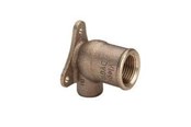 Kobberrør og fittings - Viega Dækvinkel med vægflange 15 mm x 1/2" rødgods - 101275