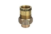 Kobberrør og fittings - Viega Union muffe/muffe 22 mm x 3/4" rødgods - 101527