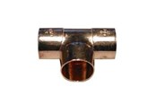 Kobberrør og fittings - Viega T-stykke 28 mm kobber - 101022