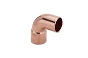 Kobberrør og fittings - Viega Vinkel 90° nippel/muffe 28 mm kobber - 102067
