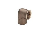Kobberrør og fittings - Viega Overgangsvinkel 90° muffe/muffe 22 mm x 3/4" rødgods - 107581