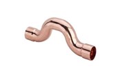 Kobberrør og fittings - Viega Overbøjning muffe/muffe 15 mm kobber - 102159