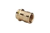 Pressrør og fittings - Viega Profipress G overgang 15 x 1/2" muffe/muffe rødgods - 346379