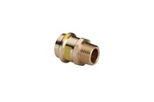 Pressrør og fittings - Viega Profipress G overgang 15 x 1/2" muffe/nippel rødgods - 346126