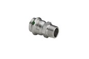 Pressrør og fittings - Viega Sanpress Inox overgang 28 mm x 3/4" rustfrit stål - 436513