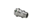 Pressrør og fittings - Viega Sanpress Inox overgang 28 mm x 1" rustfrit stål, 436520 - 436520