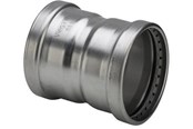 Pressrør og fittings - Viega Sanpress inox XL muffe 88,9 mm rustfrit stål - 482817