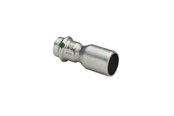 Pressrør og fittings - Viega Sanpress Inox reduktion 54 x 35 mm rustfrit stål - 436353