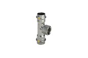 Pressrør og fittings - Viega Sanpress Inox T-stykke 28 mm x 1/2" x 28 mm rustfrit stål - 437190