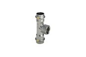 Pressrør og fittings - Viega Sanpress Inox T-stykke 18 mm x 1/2" x 18 mm rustfrit stål - 437152
