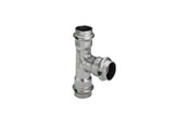 Pressrør og fittings - Viega Sanpress Inox T-stykke 42 x 28 x 42 mm rustfrit stål - 436049