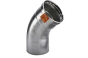 Pressrør og fittings - Viega Sanpress Inox XL bøjning 45° 88,9 Rustfritstål/blank, 482695 - 482695