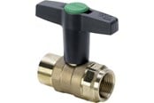 Fittings - Viega Easytop kuglehane muffe/muffe 1/2" rødgods - 746827