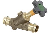Fittings - Viega Easytop skråsædeventil 28 mm rødgods - 756895