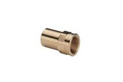 Pressrør og fittings - Viega Sanpress indstiksstykke 28 x 1" nippel/muffe rødgods - 122942