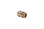 Pressrør og fittings - Viega Sanpress overgang 15 x 3/4" muffe/nippel rødgods - 287764