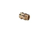 Pressrør og fittings - Viega Sanpress overgang 28 x 1" muffe/nippel rødgods - 106508