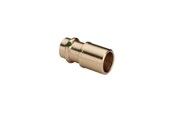 Pressrør og fittings - Viega Sanpress reduktion 54 x 28 mm rødgods - 194239