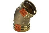 Pressrør og fittings - Viega Sanpress XL bøjning 45° 88,9 Rødgods/blank, 351359 - 351359