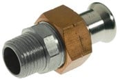 Pressrør og fittings - Vsh Fabrieken Vsh forskruning muffe/nippel 35 mm x 114 syrefast - 6192208