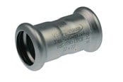 Pressrør og fittings - Vsh Fabrieken Vsh skydemuffe 35 mm syrefast - 6191328