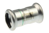 Pressrør og fittings - Vsh Fabrieken Vsh muffe 54 mm syrefast - 6191009