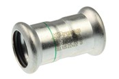 Pressrør og fittings - Vsh Fabrieken Vsh muffe 35 mm syrefast - 6190987