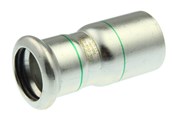 Pressrør og fittings - Vsh Fabrieken Vsh reduktion nippel/muffe syrefast 42x28 mm - 6191229