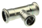 Pressrør og fittings - Vsh Fabrieken Vsh tee 54x42x54 mm syrefast - 6191570