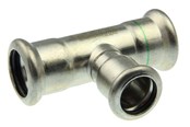 Pressrør og fittings - Vsh Fabrieken Vsh tee 35x28x35 mm syrefast - 6191482