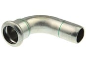 Pressrør og fittings - Vsh Fabrieken Vsh bøjning 90° muffe/nippel 28 mm syrefast - 6190371