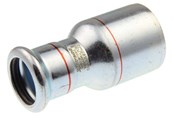 Pressrør og fittings - Vsh Fabrieken Vsh reduktion nippel/muffe 76,1x42 mm fz - 6206387