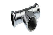 Pressrør og fittings - Vsh Fabrieken Vsh fz press tee 76 - 3/4'' - 76 mm m-bakke - 6206508
