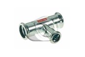 Pressrør og fittings - Vsh Fabrieken Vsh tee muffe/muffe/muffe 54x28x54 mm fz - 6202735