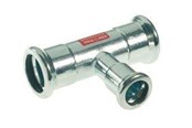Pressrør og fittings - Vsh Fabrieken Vsh tee muffe/muffe/muffe 18x12x18 mm fz - 6202570