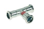 Pressrør og fittings - Vsh Fabrieken Vsh tee muffe/muffe/muffe 88,9 mm fz - 6206453