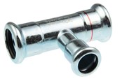 Pressrør og fittings - Vsh Fabrieken Vsh tee muffe/muffe/muffe 28 mm fz - 6202526