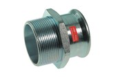 Pressrør og fittings - Vsh Fabrieken Vsh overgang muffe/nippel 35 mm x 1 fz - 6341247