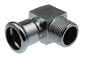 Pressrør og fittings - Vsh Fabrieken Vsh vinkel 90° muffe/nippel 15 mm x 1/2 fz - 6202086