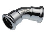 Pressrør og fittings - Vsh Fabrieken Vsh bøjning 45° muffe/muffe 22 mm fz - 6201723