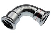 Pressrør og fittings - Vsh Fabrieken Vsh bøjning 90° muffe/muffe 54 mm fz - 6201613