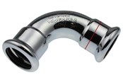 Pressrør og fittings - Vsh Fabrieken Vsh bøjning 90° muffe/muffe 42 mm fz - 6201602