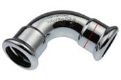 Pressrør og fittings - Vsh Fabrieken Vsh bøjning 90° muffe/muffe 28 mm fz - 6201580