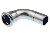 Pressrør og fittings - Vsh Fabrieken Vsh bøjning 90° muffe/nippel 42 mm fz - 6201681