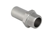 Pressrør og fittings - Geberit Mapress overgang rustfri 28x1 nippel/nippel - 31937